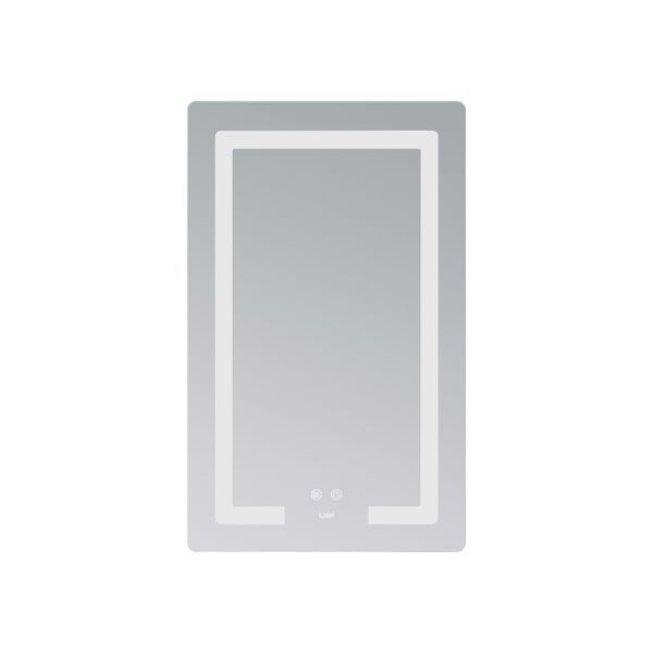 Дзеркало Lidz Kubis (KU2) 500х800 з LED-підсвічуванням Touch, з антизапотіванням, з димером, рег. яскравості LD78LF936508048448 фото