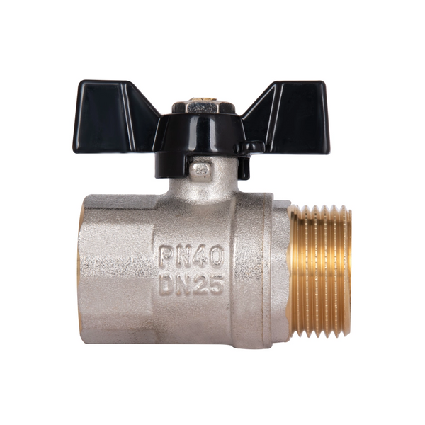 Кран шаровой 1" ВН для воды (бабочка) Thermo Alliance SD607W25 фото