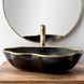 Змішувач для раковини (умивальника) REA LUNGO BRUSHED GOLD високий фото 6