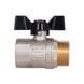 Кран шаровой 1" ВН для воды (бабочка) Thermo Alliance SD607W25 фото 5