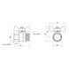 Кран шаровой 1" ВН для воды (бабочка) Thermo Alliance SD607W25 фото 2