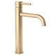 Змішувач для раковини (умивальника) REA LUNGO BRUSHED GOLD високий фото 1