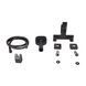 Змішувач для ванни Qtap Gemini (з душовим гарнітуром) QTGEM259GMB45684 Gunmetal Black PVD фото 7