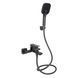 Змішувач для ванни Qtap Gemini (з душовим гарнітуром) QTGEM259GMB45684 Gunmetal Black PVD фото 1