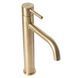 Змішувач для раковини (умивальника) REA LUNGO BRUSHED GOLD високий фото 2