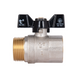 Кран шаровой 1" ВН для воды (бабочка) Thermo Alliance SD607W25 фото 4