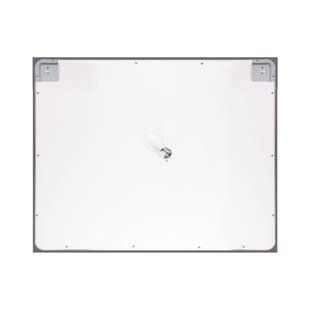 Дзеркало Qtap Mideya (DC-F614) 1000х800 з LED-підсвічуванням Touch, з антизапотіванням, з годинником, димером, рег. яскравості QT2078F614W фото