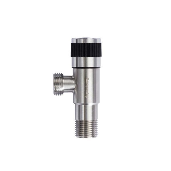 Кран кутовий Aquastrong R3 M1/2 х M3/4 (R305) нержавіюча сталь фото