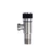 Кран кутовий Aquastrong R3 M1/2 х M3/4 (R305) нержавіюча сталь фото 2