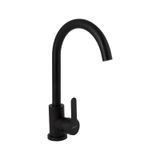 Змішувач для кухні Brinex Pure 015F U-образний Black Matt BRIPUR015FBLM фото