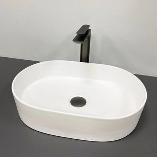 Умивальник (раковина) VBI VERONA 50 WHITE MATT накладний фото