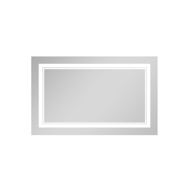 Дзеркало Qtap Cardinal 500х800 з LED-підсвічуванням Touch, з антизапотіванням, з димером, рег. темп. кольору (3000-6500K) Reverse QT0478C5080 фото