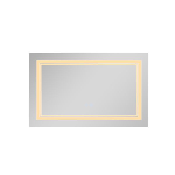Дзеркало Qtap Cardinal 500х800 з LED-підсвічуванням Touch, з антизапотіванням, з димером, рег. темп. кольору (3000-6500K) Reverse QT0478C5080 фото