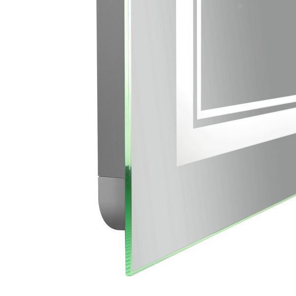 Дзеркало Qtap Cardinal 500х800 з LED-підсвічуванням Touch, з антизапотіванням, з димером, рег. темп. кольору (3000-6500K) Reverse QT0478C5080 фото
