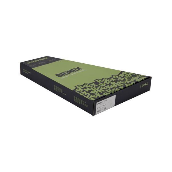 Смеситель для кухни Brinex Pure 015F U-образный Black Matt BRIPUR015FBLM фото