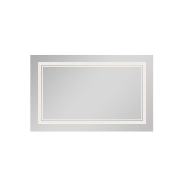 Дзеркало Qtap Cardinal 500х800 з LED-підсвічуванням Touch, з антизапотіванням, з димером, рег. темп. кольору (3000-6500K) Reverse QT0478C5080 фото
