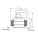 Кран кульовий "Mini" 1/2" ЗЗ SD Plus SD189W15 фото 2