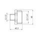 Ніпель редукційний латунний 1 1/4"х1/2" нікель SD Forte SF3593215 фото 2