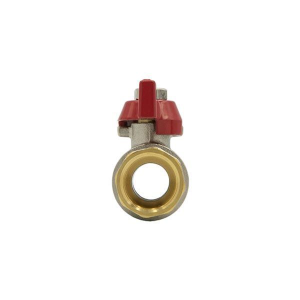 Кран шаровый 3/4" ВВ для воды (бабочка) Raftec Red CBB-02 фото