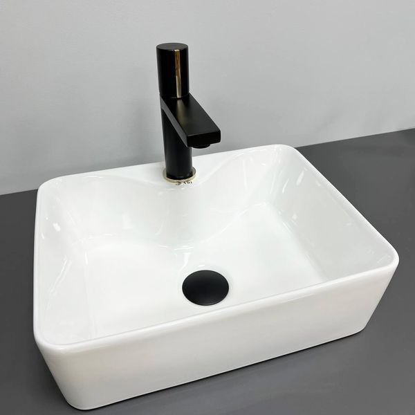 Умивальник (раковина) VBI FORLI S WHITE накладний фото