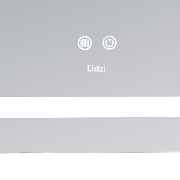 Дзеркало Lidz Kubis (KU2) 900х700 з LED-підсвічуванням Touch, з антизапотіванням, з димером, рег. яскравості LD78LF904907048452 фото