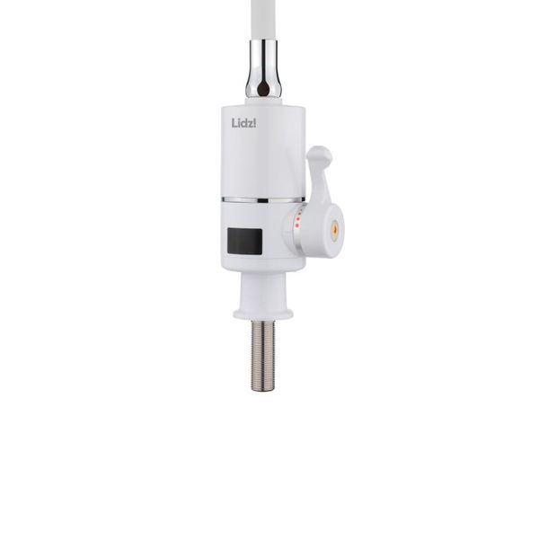Проточный кран-водонагреватель с гибким изливом для кухни Lidz Warm 065 LDWAR065WHI49097 White/White фото