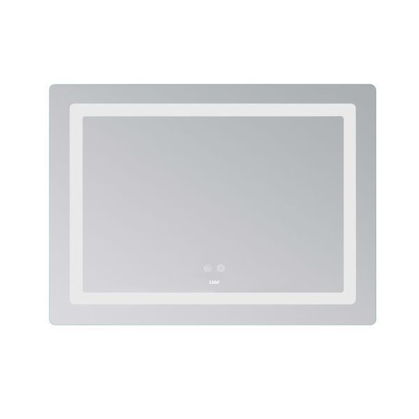 Дзеркало Lidz Kubis (KU2) 900х700 з LED-підсвічуванням Touch, з антизапотіванням, з димером, рег. яскравості LD78LF904907048452 фото
