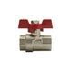 Кран шаровый 3/4" ВВ для воды (бабочка) Raftec Red CBB-02 фото 4