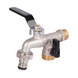 Кран для полива 1/2" НР шаровый, латунный на 2 выхода (3/4"), Thermo Alliance SD141W15 фото 7
