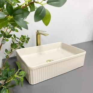 Умивальник (раковина) VBI BRESCIA BEIGE накладний фото