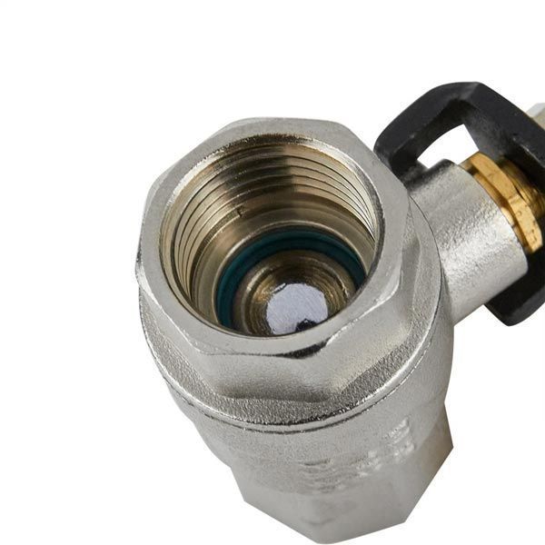 Кран шаровый 3/4" ВВ для воды (ручка) Raftec Black DRH2 фото