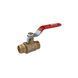 Кран кульовий STA 1/2" ЗЗ PN30 ручка, латунний фото 1
