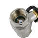 Кран шаровый 3/4" ВВ для воды (ручка) Raftec Black DRH2 фото 7