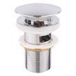 Донний клапан Lidz Tani 003 для раковини 1 1/4" натискний з переливом LDTAN003CRM32526 Chrome