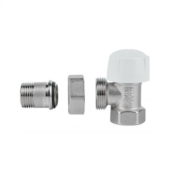 Кран радіаторний Icma 1/2" 28х1,5 кутовий №774 фото
