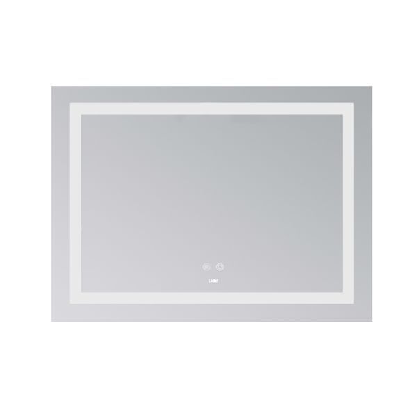Дзеркало Lidz Kubis (KU1) 900х700 з LED-підсвічуванням Touch, з антизапотіванням, з димером, рег. яскравості LD78LF904907048451 фото