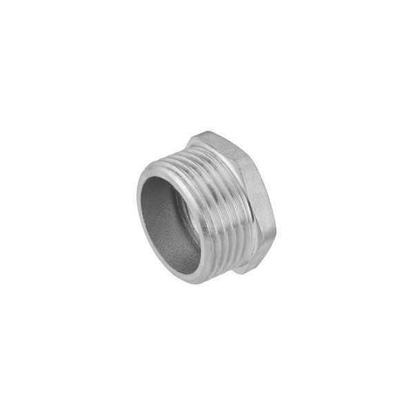Футорка усиленная LexLine 1"х1/2" НВ никелированная НК0704-Вн фото