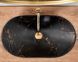 Умывальник (раковина) REA ROYAL 60 MARBLE BLACK MATT накладной черный фото 4