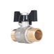 Кран кульовий 1/2" ЗЗ для води (метелик) Thermo Alliance SD606W15 фото 3