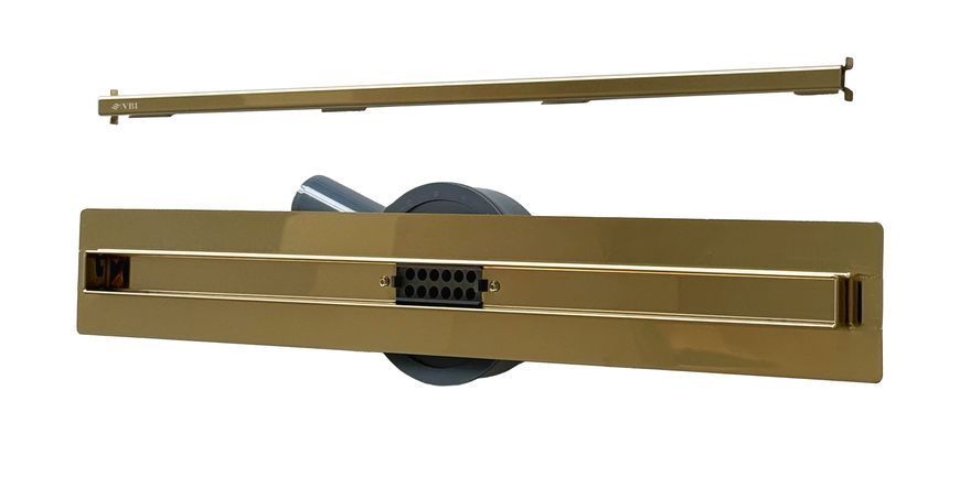 Трап для душа VBI FORT SLIM 100 GOLD фото