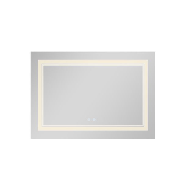 Зеркало Qtap Cardinal 1200х800 с LED-подсветкой Touch, с антизапотеванием, с диммером, рег. темп. цвета (3000-6500K) QT0478C12080 фото