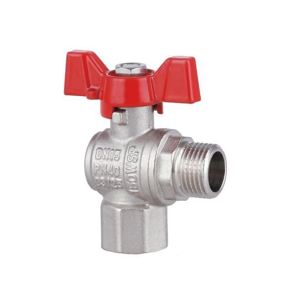 Кран кульовий Thermo Alliance 1/2" ВЗ для води угловой (метелик) SF267W15 фото