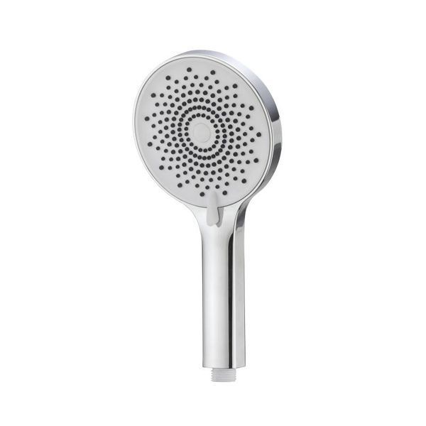 Лійка для душу кругла 120 мм Qtap Rucni 3 режими Chrome/White QTRUC125CRM45775 фото
