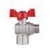 Кран кульовий Thermo Alliance 1/2" ВЗ для води угловой (метелик) SF267W15 фото 5