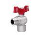 Кран кульовий SD Forte 1/2" ВЗ для води угловой (метелик) SF267W15 фото 1