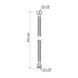 Шланг для води Thermo Alliance Standart 40 см NYLON 1/2"x1/2" ВЗ TAS388W40 фото 2