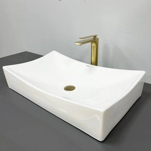 Умивальник (раковина) VBI VIAREGGIO WHITE накладний фото