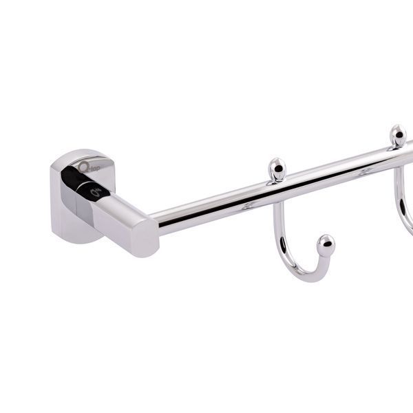 Держатель для полотенца Qtap Liberty 3 крючка 365 мм QTLIBCRM11543 Chrome фото