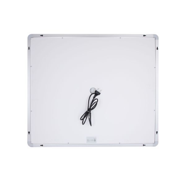 Дзеркало Qtap Mideya 800х700 з LED-підсвічуванням Touch, з антизапотіванням, з димером, рег. яскравості Reverse QT2078NCF8070W фото
