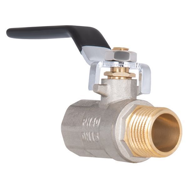 Кран кульовий 1/2" ВЗ для води (важіль) PN40 Thermo Alliance SD605W15 фото